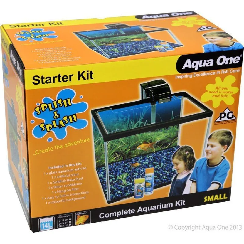 Aqua One Splish and Splash Aquarium Starter Kit Small 14L