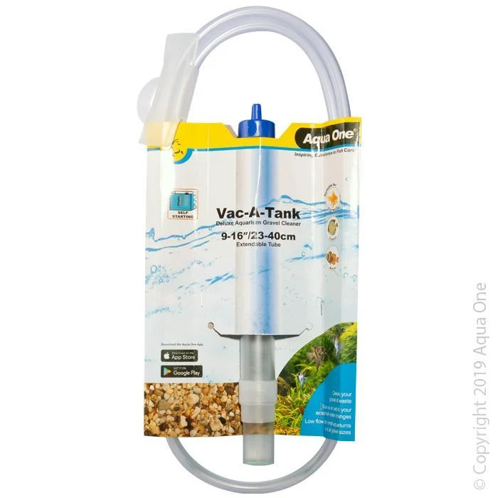 Aqua One Vac-A-Tank Deluxe Aquarium Gravel Cleaner 23-40cm