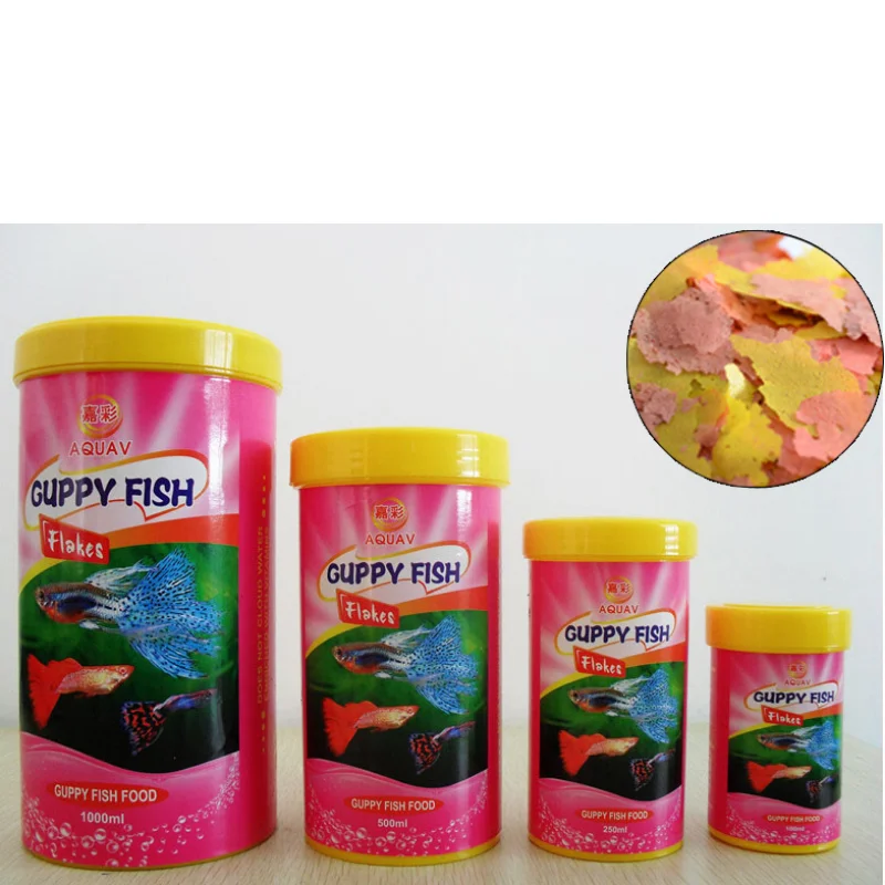 AQUAV GUPPY FLAKE - 250 ML