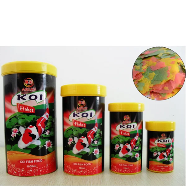 AQUAV KOI FISH FLAKE - 250 ML