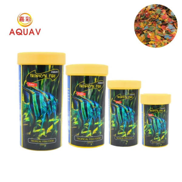 AQUAV TROPICAL FISH FLAKE - 250 ML