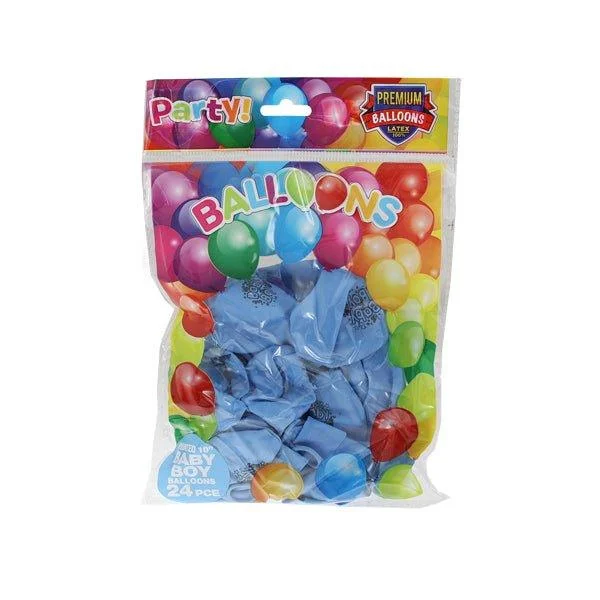 Balloons Baby Boy 24 Pk Py51675 )