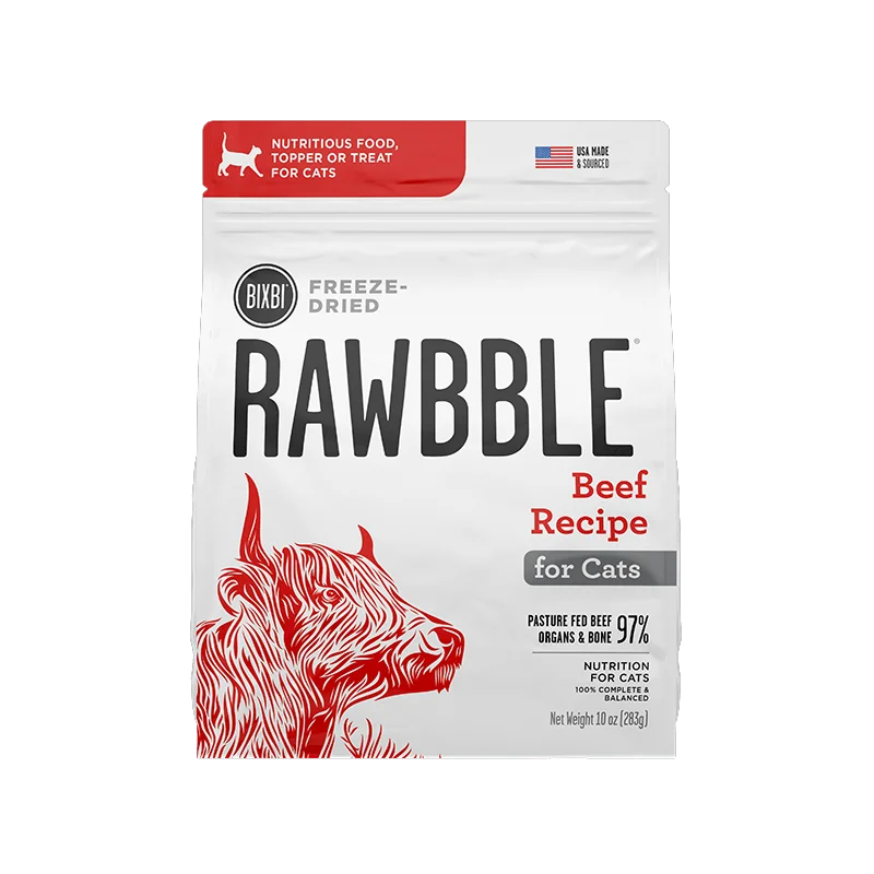 BIXBI Freeze-Dried Rawbble Beef, 283g (10oz)