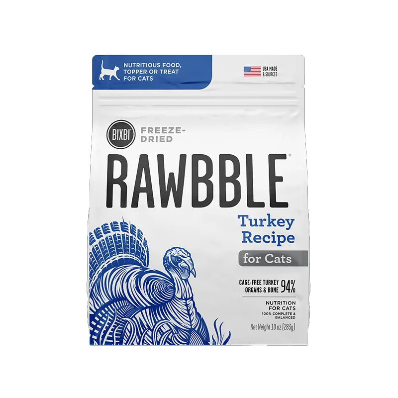 BIXBI Freeze-Dried Rawbble Turkey, 283g (10oz)