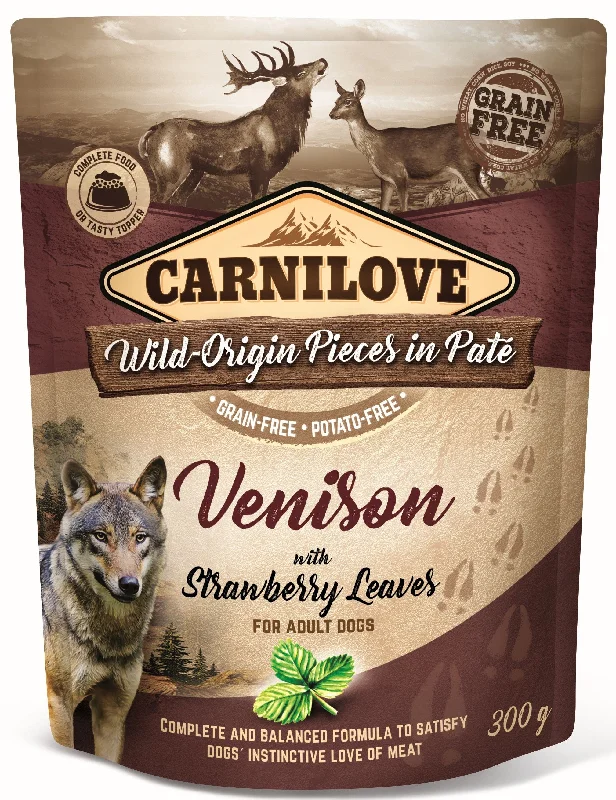 CARNILOVE Wild Origin, pašteta, meso divljači s lišćem jagode, bez žitarica 300g