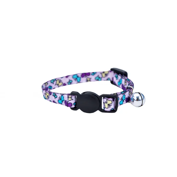 COASTAL Li'l Pals Adjustable Breakaway Kitten Collar, Butterflies