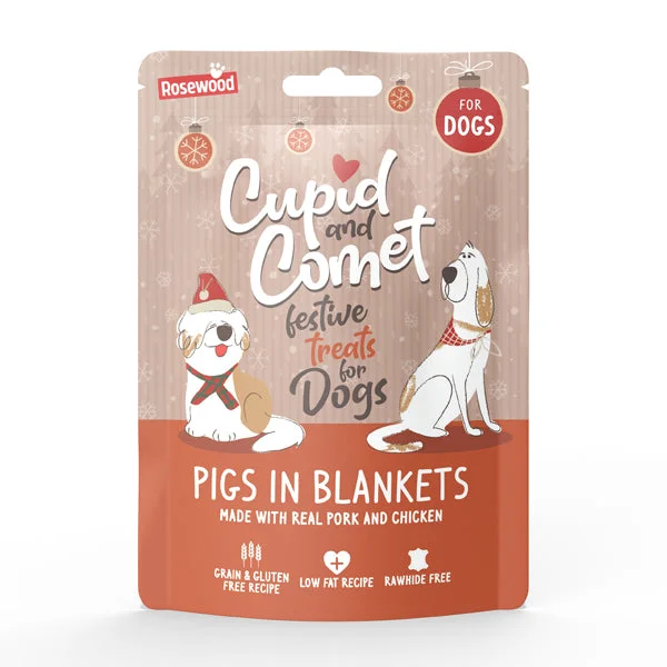 CUPID&COMET Pigs in Blankets, kobasice omotane piletinom, poslastice za pse 100g