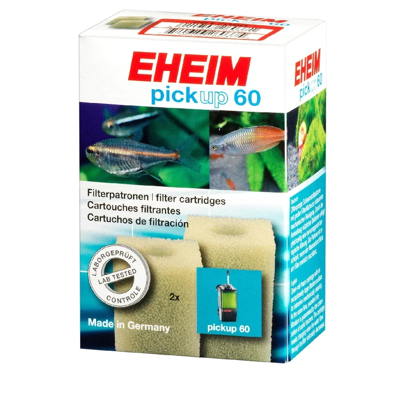 EHEIM Pickup 60 Internal Filter Foam Filter Cartridge 2 Pack