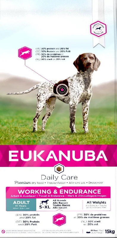 EUKANUBA Platinum Performance Working&Endurance 15kg