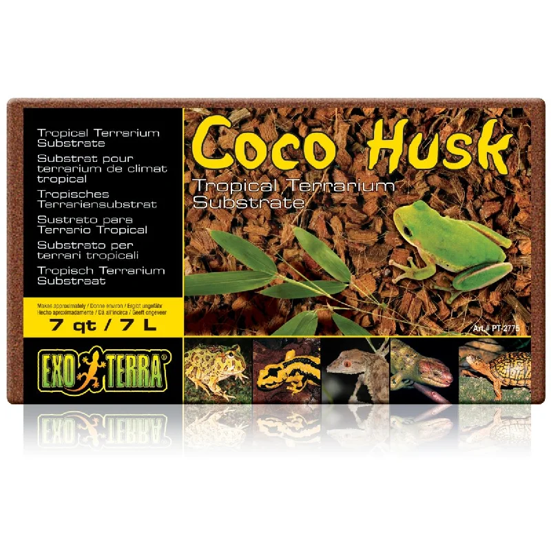 Exo Terra Coco Husk Tropical Terrarium Substrate Block 7l