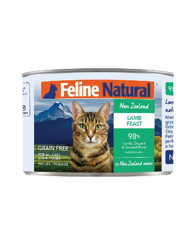 FELINE NATURAL New Zealand Lamb Feast, 170g (6oz)