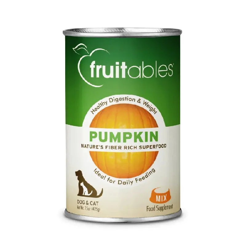 Fruitables Healthy Digestion & Weight Canned Pumpkin Supplement 15 oz