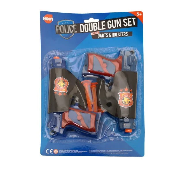 Hoot Police Double Gun Set & Holsters