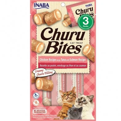 INABA Churu Bites 3pk, Chicken Recipe w/Tuna & Salmon