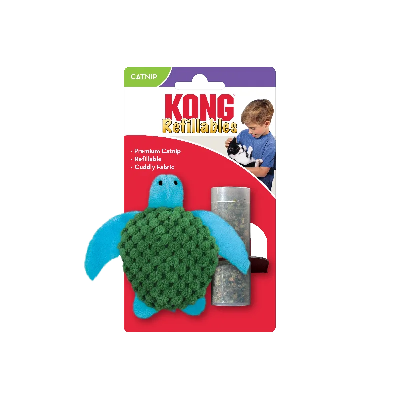 Kong - Refillable - Catnip Turtle