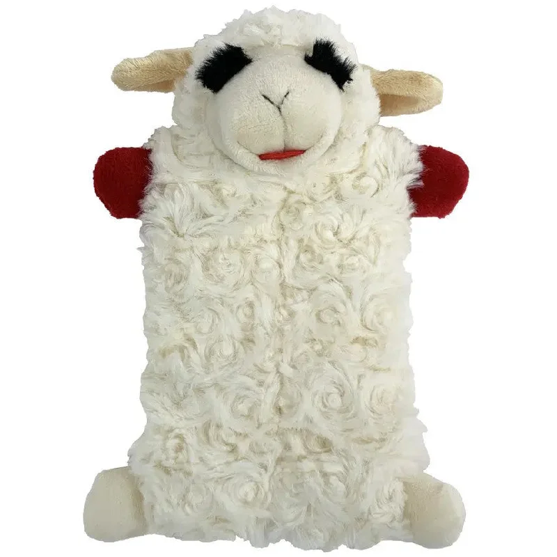 Multipet Lamb Chop Squeaker Mat Dog Toy 9"