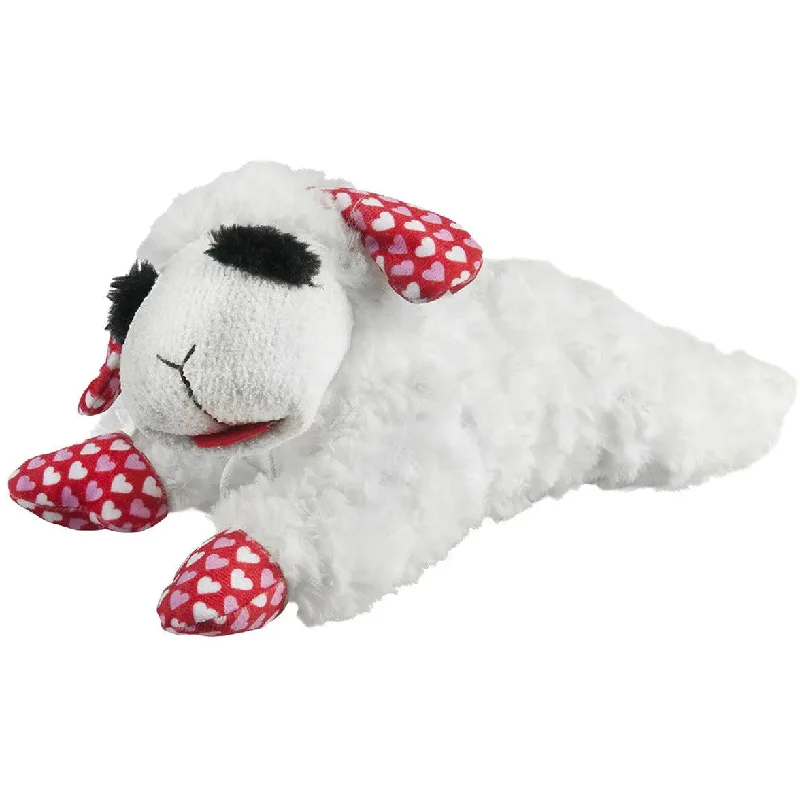 Multipet Valentine’s Day Lamb Chop Dog Toys10.5”