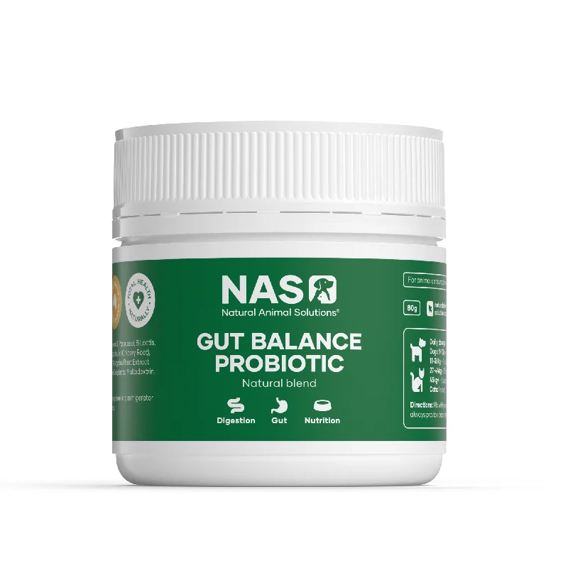 Natural Animal Solutions Gut Balance ProBiotic Natural Blend for Dogs and Cats