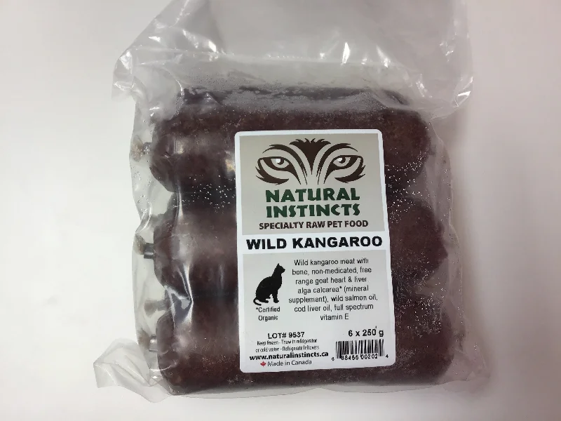 NATURAL INSTINCTS Bulk Raw Wild Kangaroo, 6 x 250g