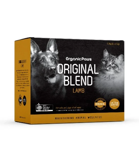 Organic Paws Original Blend Lamb Frozen Raw Dog Food