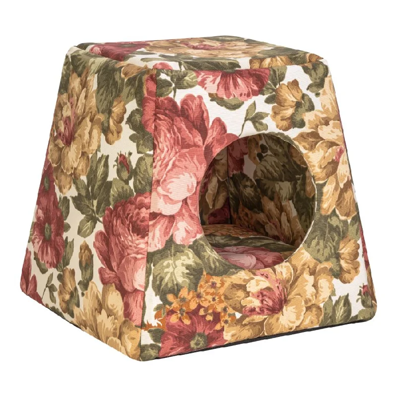 PET COMFORT Iglu za mačke Roses, 65% pamuk, vodoodbojni, 37cm