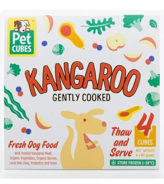 PetCubes Cooked Dog Food (Kangaroo)