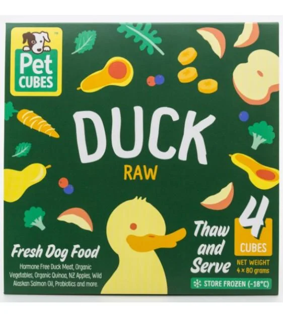 PetCubes Raw Dog Food (Duck)