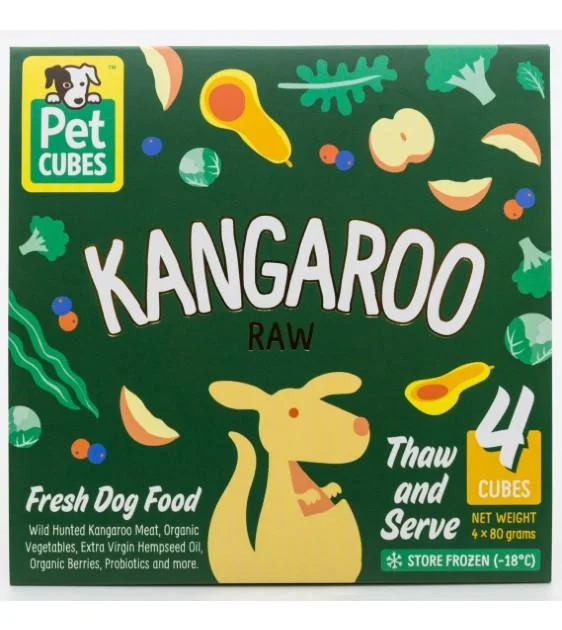 PetCubes Raw Dog Food (Kangaroo)