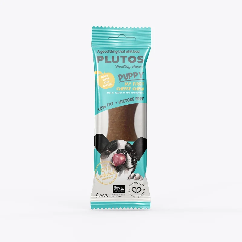 Plutos Cheese Apple and Krill Chew Puppy Treat Medium