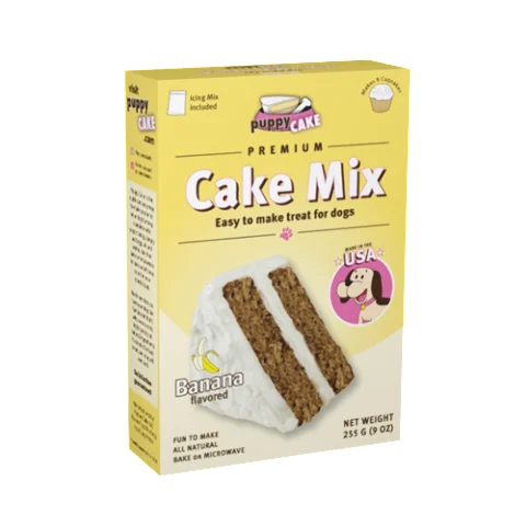 Puppy Cake & Frosting Mix - Banana Flavored 9oz