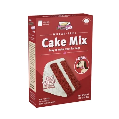 Puppy Cake & Frosting Mix - Red Velvet (wheat-free) 9oz