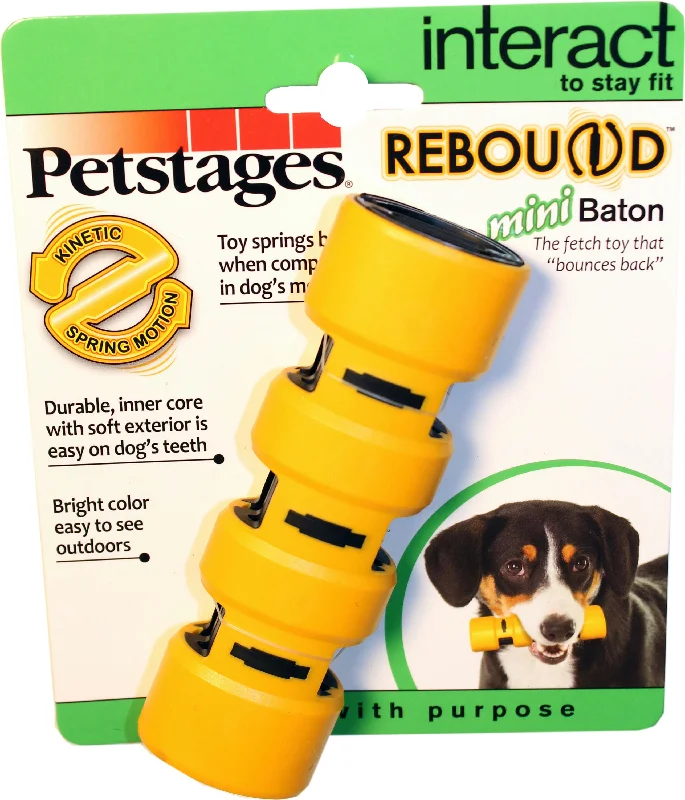 Rebound Bounce Back Baton Interactive Dog Toy