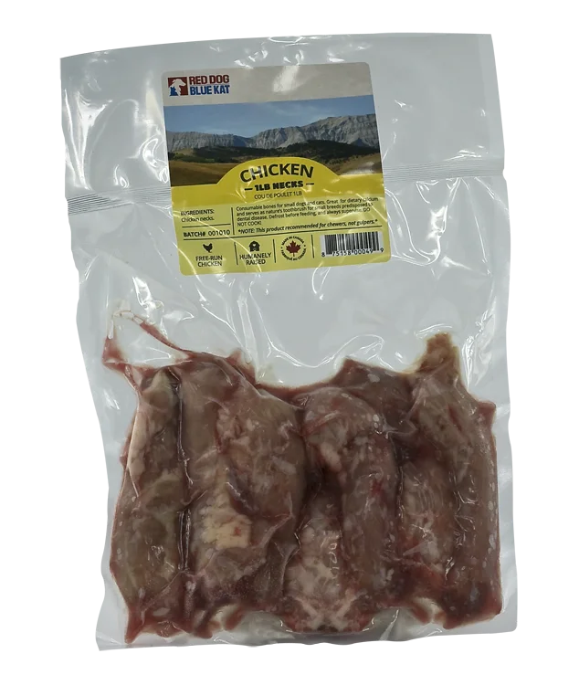 RED DOG BLUE KAT Chicken Necks, 1lb