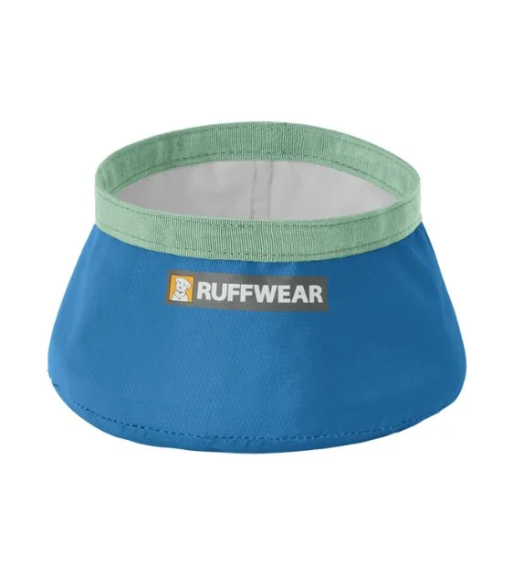 Ruffwear Trail Runner™ Ultralight & Packable Dog Bowl (Blue Pool)