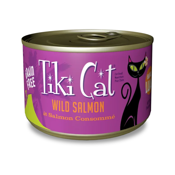 TIKI CAT Hanalei Luau Wild Salmon in Salmon Consommé, 170g