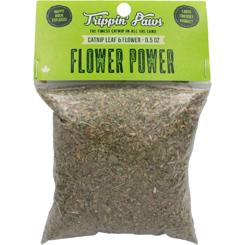 TRIPPIN' PAWS Flower Power Catnip, ½oz