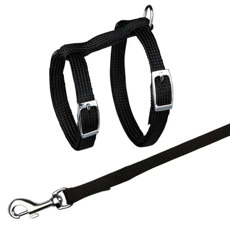 Trixie Cat Harness With Lead Nylon | Fits Waist 22-42cm