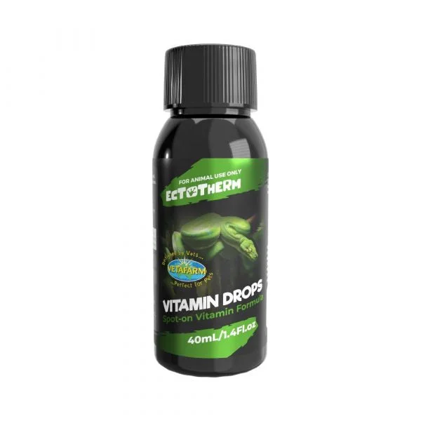 Vetafarm Ectotherm Vitamin Drops Supplement for Reptiles 40ml