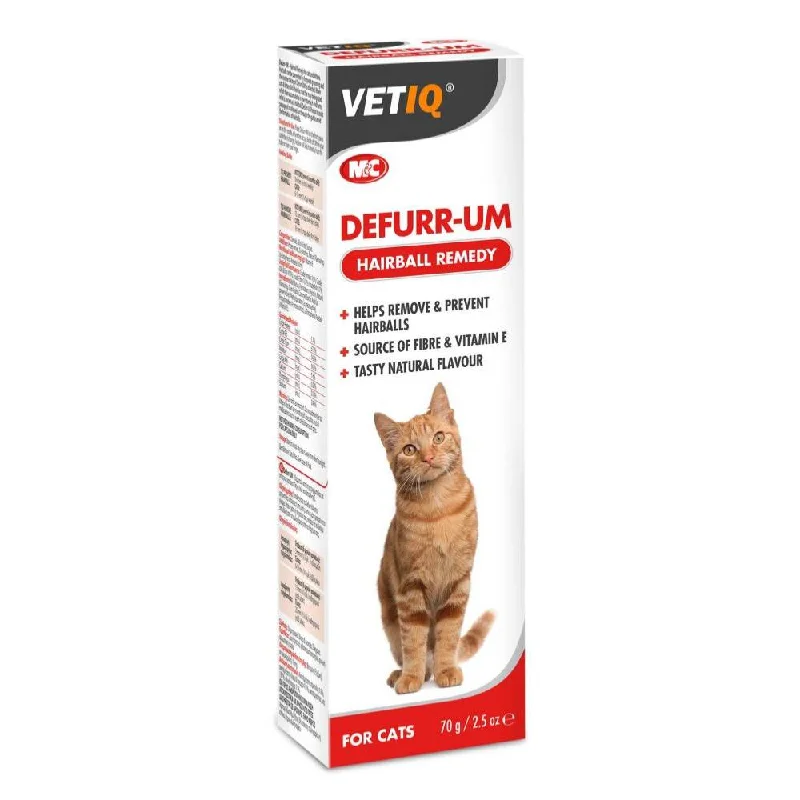 Vet IQ | Cat Hairball Remedy | Defurr-Um - 70g