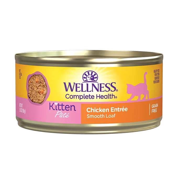 WELLNESS Complete Health Chicken Kitten Entree Pâté, 156g