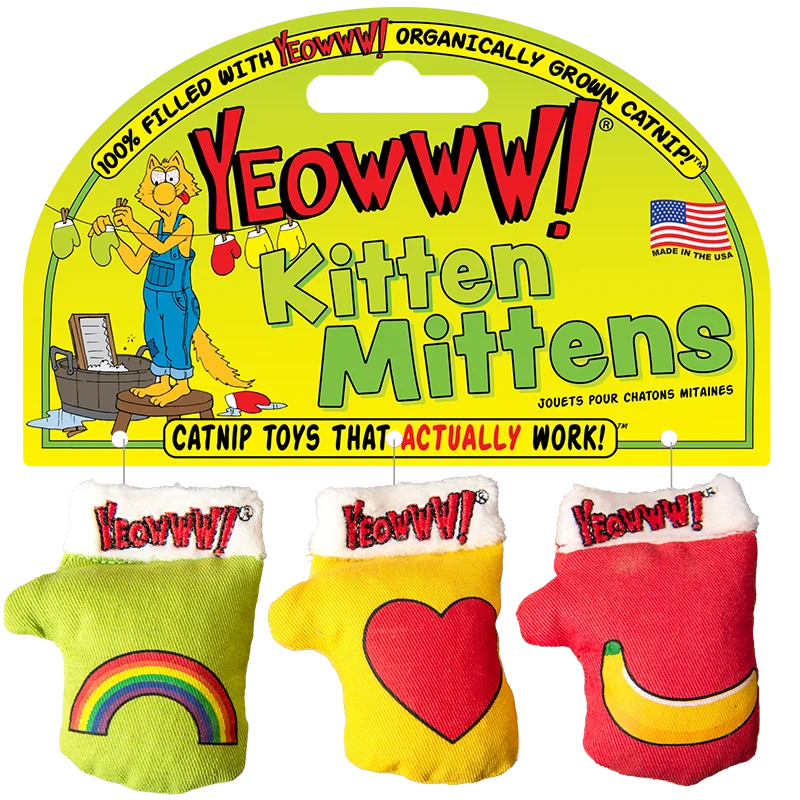 YEOWWW! Kitten Mittens 3-pack